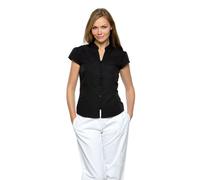 Kustom Kit KK727 Ladies' Continental Blouse Mandarin Collar Cap S 18
