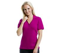 Kustom Kit KK732 Ladies' Sophia Comfortec V-Neck Polo Shirt Black 10