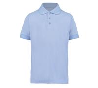 Kustom Kit Klassic Polycotton Pique Polo Shirt in Light Blue | Size: 3-4 Years Kustom Kit Light Blue 3-4 Years