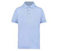 Kustom Kit Klassic Superwash 60 Polo Shirt in Light Blue | Size: 9-10 Years Kustom Kit Light Blue 9-10 Years