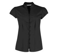 Kustom Kit Ladies Cap Sleeve V Neck Tailored Continental Blouse K727