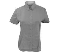 Kustom Kit Ladies Corporate Oxford Shirt KK109 Silver Grey 12