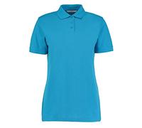 Kustom Kit Ladies Klassic Pique Polo Shirt Turquoise 10