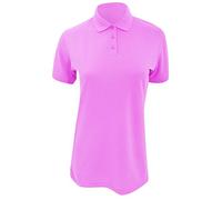 Kustom Kit Ladies Klassic Superwash Short Sleeve Polo Shirt (10) (Pink)