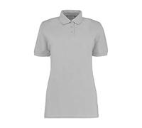 Kustom Kit - Women's Short Sleeve Polo Shirt, Grey Mottled, 12