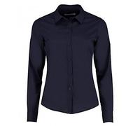 Kustom Kit Ladies Long Sleeve Shirt PC3157 – Tailored Poplin – Dark Navy Size 20