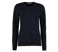 Kustom Kit Ladies Regular Fit Arundel Crew Neck Cardigan with Mock placket
