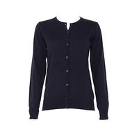 Kustom Kit Ladies Round Neck Cardigan Colour=Navy Blue Size=16
