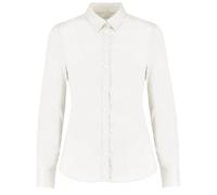 Kustom Kit Ladies Stretch Oxford Shirt, White, 8. KK782