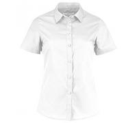 Kustom Kit Ladies Tailored Poplin Shirt, Easy Iron Fabric, White, Size 26