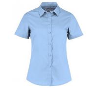 Kustom Kit Ladies Tailored Poplin Shirt, Easy Iron, Light Blue, Size 16