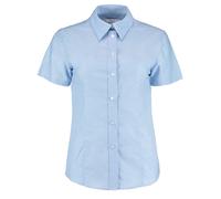 Kustom Kit Oxford Short Sleeve Shirt Light Blue Size 20 - Ladies Workwear