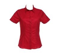 Kustom Kit Ladies Workwear Oxford Short Sleeve Shirt (20) (French Navy)