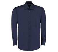 Kustom Kit Long Sleeve Classic Fit Cotton Blend Business Shirt with Pocket
