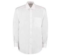 Kustom Kit Long Sleeve Classic Fit Cotton Blend Business Shirt with Pocket