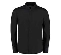 Kustom Kit Long Sleeve Tailored Mandarin Collar Shirt K161