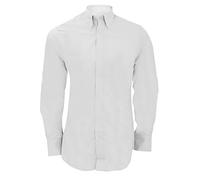 Kustom Kit Mens City Long Sleeve Business Shirt (19inch) (White)