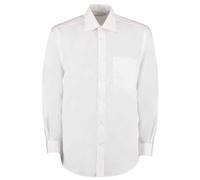 Kustom Kit Men's Classic Long-Sleeved Business Shirt in White | Size: 21 inches Kustom Kit White 21 inches