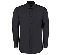 Classic Long-Sleeved Business Shirt Kustom Kit Black 17 in