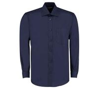 Kustom Kit Men's Classic Long-Sleeved Business Shirt in Dark Navy | Size: 21 inches Kustom Kit Dark Navy 21 inches