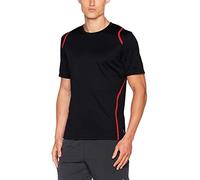 Kustom Kit Men's Kk991 Sports Top, Black (Black/Red), M UK