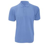 Kustom Kit Men's Klassic Superwash Short Sleeve Polo Shirt in Light Blue | Size: 2XL Kustom Kit Light Blue 2XL