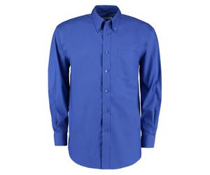 Kustom Kit Men's Long Sleeve Corporate Oxford Shirt in Blue | Size: 14.5 in Kustom Kit Blue 14.5 in