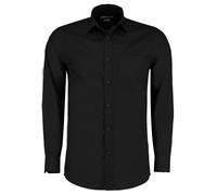 Kustom Kit Mens Long Sleeve Easy Iron Tailored Poplin Shirt