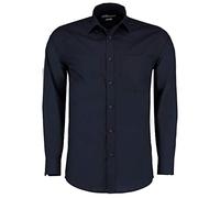 Kustom Kit Mens Long Sleeve Poplin Shirt (19.5) (Dark Navy)