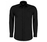 Kustom Kit Mens Long Sleeve Tailored Poplin Shirt PC3156
