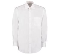 Kustom Kit Men's Long-Sleeved Formal Shirt in White | Size: 18.5 in Kustom Kit White 18.5 in