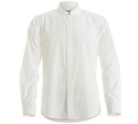 Kustom Kit Mens Mandarin Collar Fitted Long Sleeve Corporate Shirt (M) (White)