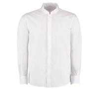 Kustom Kit Mens Mandarin Collar Long-Sleeved Shirt PC6313