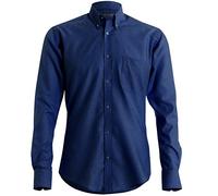 Kustom Kit Mens Slim Fit Long Sleeved Oxford Work Shirt