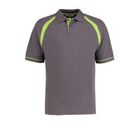Kustom Kit Men's Oak Hill Piqué Polo Shirt in Dark Grey | Size: Large Kustom Kit Dark Grey L