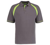Kustom Kit Men's Oak Hill Short Sleeve Polo Shirt in Charcoal | Size: Small Kustom Kit Charcoal S