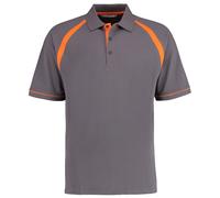 Kustom Kit Men's Oak Hill Short Sleeve Polo Shirt in Charcoal | Size: XL Kustom Kit Charcoal XL