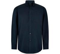 Kustom Kit Men's Oxford Classic Long-Sleeved Shirt in Dark Navy | Size: 22 inches Kustom Kit Dark Navy 22 inches