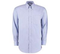 Kustom Kit Men's Oxford Classic Long-Sleeved Shirt in Light Blue | Size: 18.5 in Kustom Kit Light Blue 18.5 in