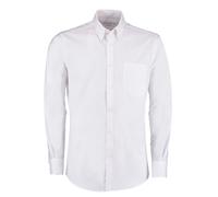 Kustom Kit Men's Oxford Slim Long-Sleeved Shirt in White | Size: 16 inches Kustom Kit White 16 inches