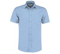 Kustom Kit Men's Poplin Shirt Business, Blue (Light Blue Kk-LBL-), 51 (Size: 20)