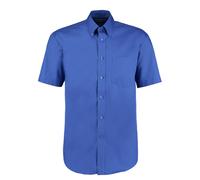 Kustom Kit Men's Short Sleeve Corporate Oxford Shirt in Blue | Size: 14.5 in Kustom Kit Blue 14.5 in