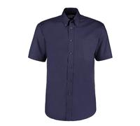 Kustom Kit Men's Short Sleeve Corporate Oxford Shirt in Navy | Size: 14.5 in Kustom Kit Navy 14.5 in
