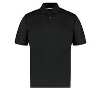 Kustom Kit Mens Short Sleeve Polo Shirts, Black, Medium. KK444