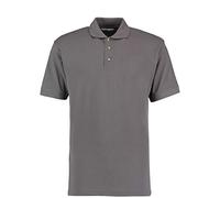 Kustom Kit Mens Short Sleeve Polo Shirts, Charcoal, Medium. KK400