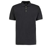 Kustom Kit Mens Short Sleeve Polo Shirts, Graphite, Large. KK400
