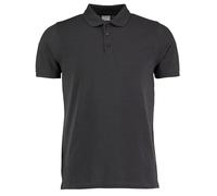 Kustom Kit Mens Short Sleeve Polo Shirts, Graphite, Large. KK408