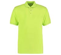 Kustom Kit Mens Short Sleeve Polo Shirts, Lime, XX-Large. KK400