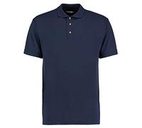 Kustom Kit Mens Short Sleeve Polo Shirts, Navy Blue, Large. KK400
