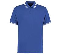 Kustom Kit Classic Fit Tipped Collar Polo L Royal/White